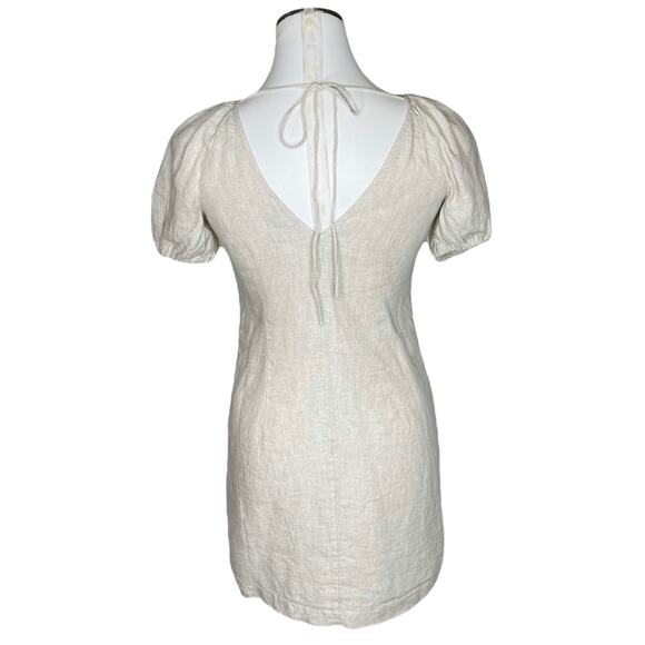 J. Crew V-back Linen Shirtdress - Picture 3 of 10